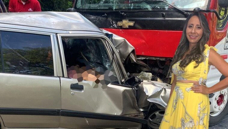 Accidente murió mamá