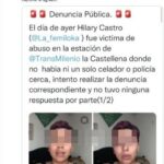 Alcaldesa se refirio a denuncia de joven que fue abusada sexualmente en TransMilenio