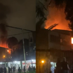 [VIDEOS] ¡ATENCIÓN! Se reporta grade incendió en San Juan, unidad residencial Los Pinos