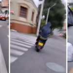 Video: ladrones intentaron robar a un ciudadano, pero terminaron accidentados