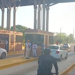 La congestión acostumbrada en el peaje Los Papiros