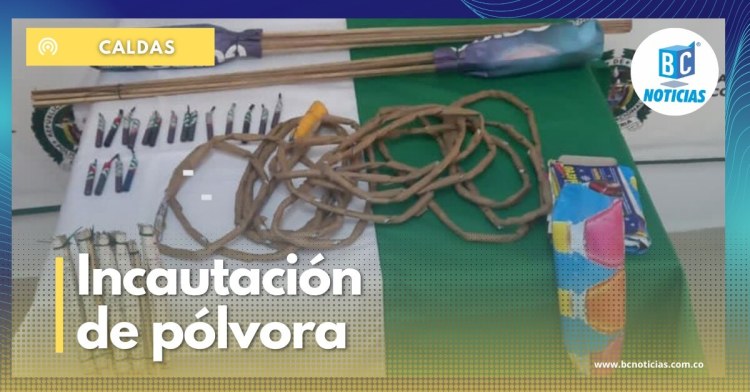 17 personas han sido sancionadas por utilizar o comercializar pólvora en Caldas