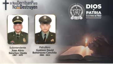 2 policías fueron asesinados en medio de una persecución al sur de Bogotá