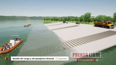 $ 6.966 millones invertirá el Invías en construcción de muelle fluvial en Orocué