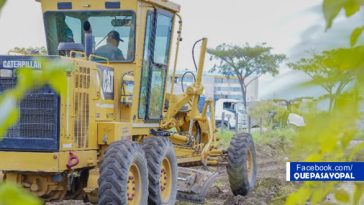 Avanza intervención vial en los más de 10 barrios de la Comuna VII de Yopal