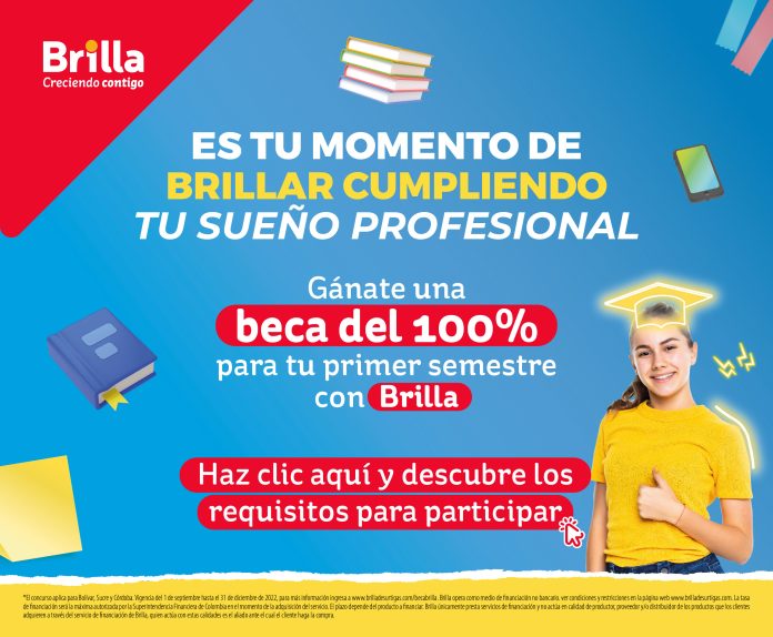 Brilla abre convocatoria para la beca ‘Alumno Brillante’