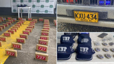 Camioneta de la UNP fue incautada con 150 kilogramos de cocaína en Cauca
