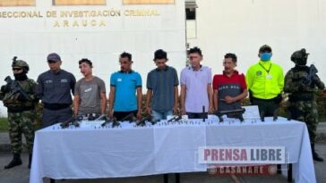 Capturados cinco integrantes de las disidencias de las FARC estructura 10 Martín Villa en Arauca