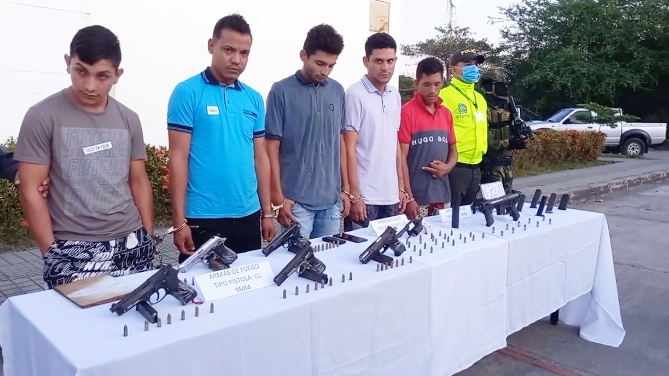 Capturados cinco presuntos integrantes del GAO-r Estructura 10 Martín Villa en Arauca