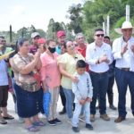Como parte del mejoramiento de vías rurales, la comunidad de La Palmera recibió 150 metros de placa huella