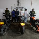 Cuatro hombres fueron capturados por receptación y falsedad marcaria en el municipio de Gigante