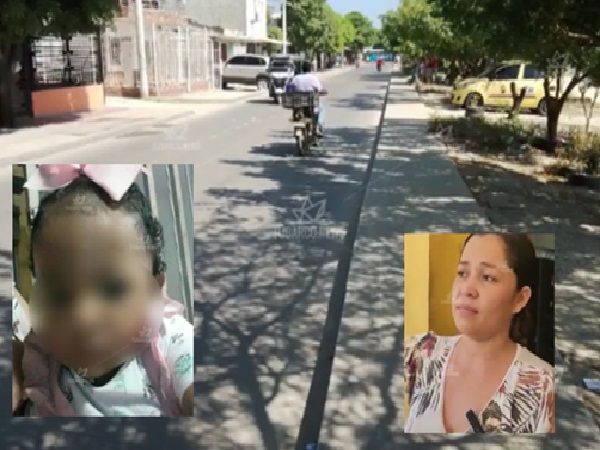 «De la velocidad que traía la moto, le saca la niña de los brazos y se golpea la cabeza en el andén», madre de bebé fallecida en accidente