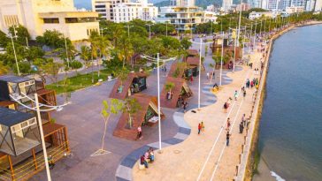 Distrito invita a cuidar del Camellón de la Bahía durante la temporada de fin de año