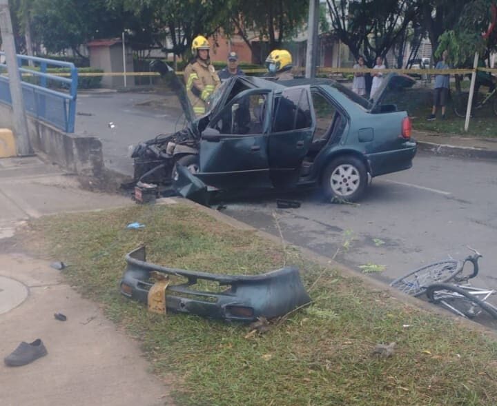 Dos muertos en grave accidente de tránsito en Cali