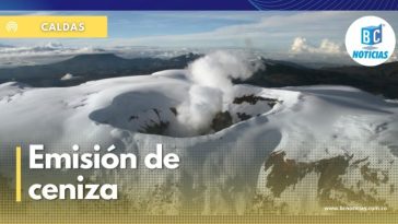 Durante el fin de semana se reportó emisión de ceniza en el Volcán Nevado del Ruiz