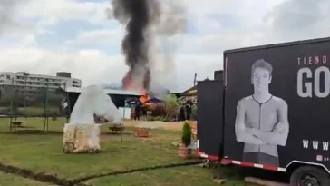 Incendio consumió parte del restaurante de Rigoberto Urán