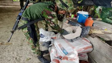 Ejército Nacional destruye 10 laboratorios de cocaína en el norte del departamento del Chocó.