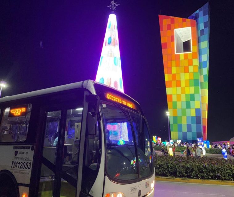 En Barranquilla, Transmetro reactiva su 'Ruta Navideña'