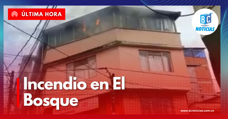 En el barrio El Bosque se registró un incendio estructural