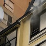 En el sexto piso de un edificio se registró un incendio estructural en Manizales