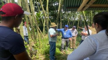 Equipo de la Sec. De Agricultura acompañó un día de campo con la cadena productiva de la Guadua