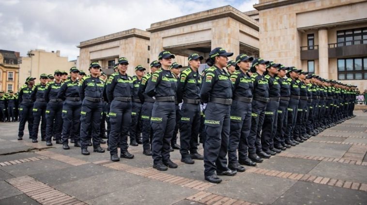 Este viernes Bogotá recibe a 1.500 nuevos policías para reforzar la seguridad