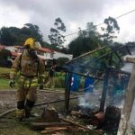 Asi quedo la finca de Rigoberto Uran en Rionegro por el incendio 2