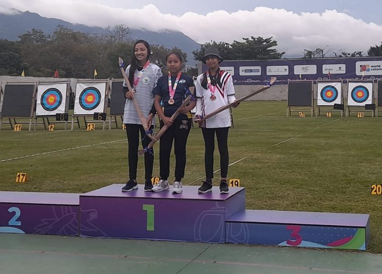Guainía obtuvo tres medallas en competencia de tiro con arco, en Medellín