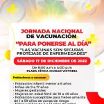 Jornada Nacional de Vacunación, este sábado 17 en la Plaza Cívica Ciudad Victoria
