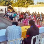 Comunidad del barrio Loma Fresca en la Asamblea General