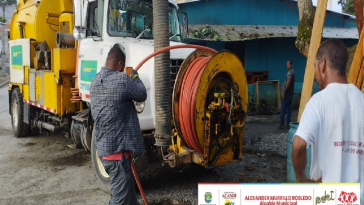 Llega al municipio el carro Vactor para la limpieza del sistema de alcantarilla de Acandí.