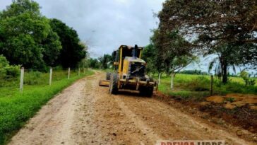 Mantenimiento a 40 kilómetros de vía que comunica a 3 veredas de Hato Corozal