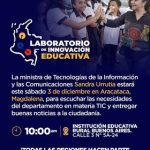 MinTIC entregará aparatos tecnológicos en Aracataca