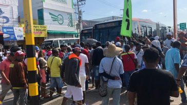 Navidad bajo bloqueos en Cartagena como protestas por decretos del Distrito