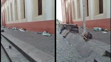 Piden atender la situación en los alrededores de la Iglesia de San Nicolás: «se volvió ‘refugio’ de habitantes de calle»