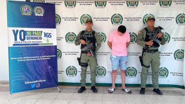 Por el delito de extorsión agravada la policía de Neiva da captura a una persona