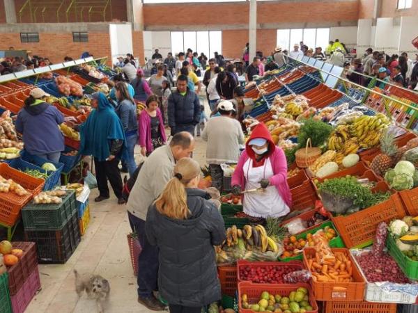 Plazas de mercado.