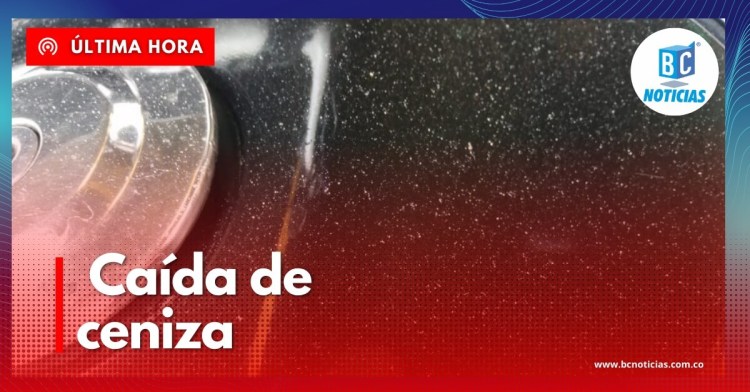Se reporta caída de ceniza en Villamaría y Manizales