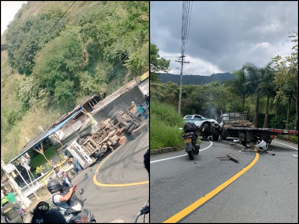 Tres accidentes en menos de un mes en la vía a Dapa: ahora volcó un camión