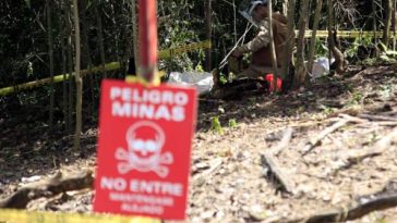 Tres personas resultaron heridas por una mina antipersonal en Tumaco