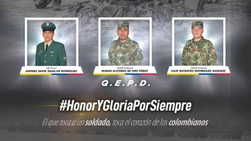 Tres soldados muertos y dos heridos tras enfrentamientos con disidencias en Cauca