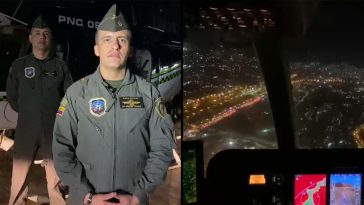 [VIDEO] La Policía cuida a Medellín desde los cielos, el Halcón sobrevuela la ciudad constantemente