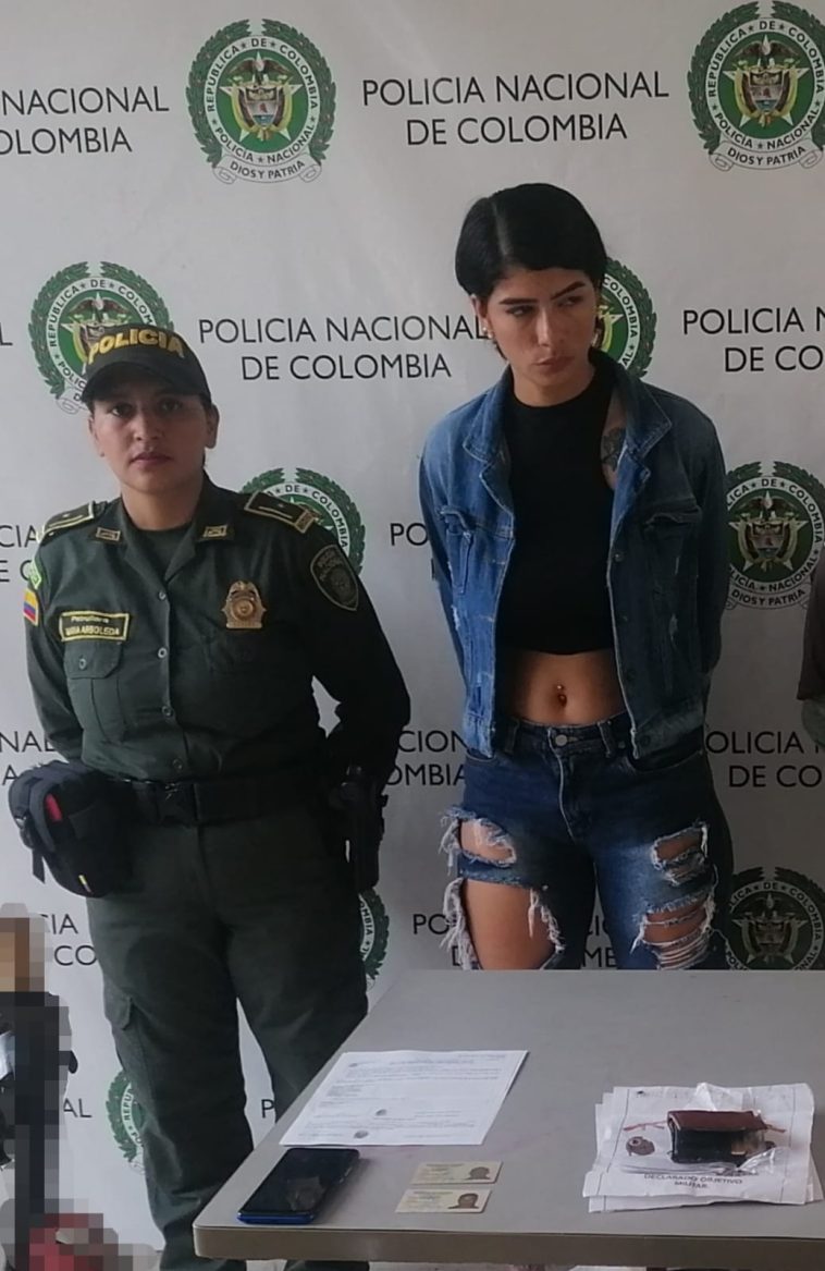 Andreína Paola Escorcia Guette, la capturada