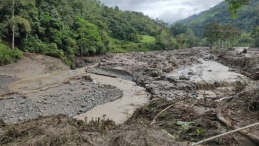 14 puentes afectados por la creciente del río San Juan en Mistrató