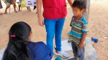 50 niños en condición de desnutrición en las zonas rurales y rurales dispersas de los municipios de Uribia, Maicao, Manaure y Riohacha, fueron rescatados e internados en centros poblados.