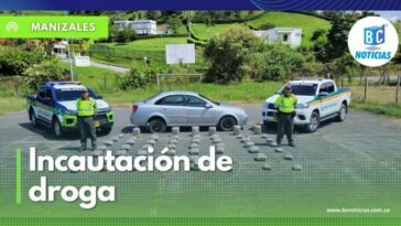 Abandonan vehículo con 132 kilos de marihuana en la vía La Trinidad – La Uribe
