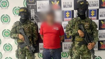 Capturado presunto cabecilla de la Subestructura 45, del GAO residual FARC