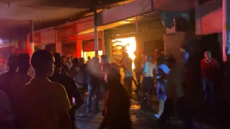 Cinco negocios se quemaron en el mercado público de Cereté