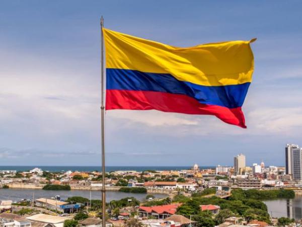 Bandera de Colombia.