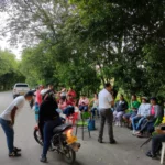 Comunidades de veredas aledañas al relleno sanitario los Ángeles se tomaron la vía